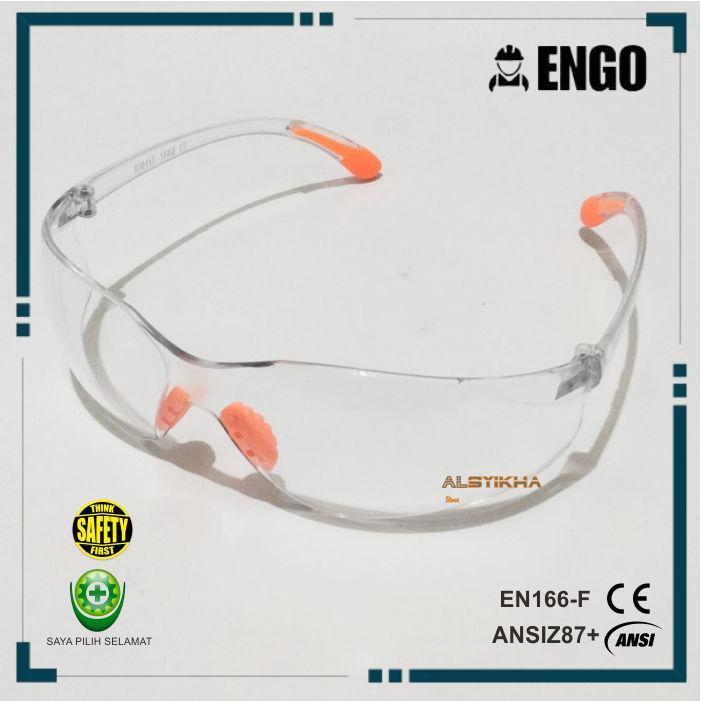 "New" Kaca mata Safety Bening/Clear Kaca Mata Gerinda Google Fashion Gaya