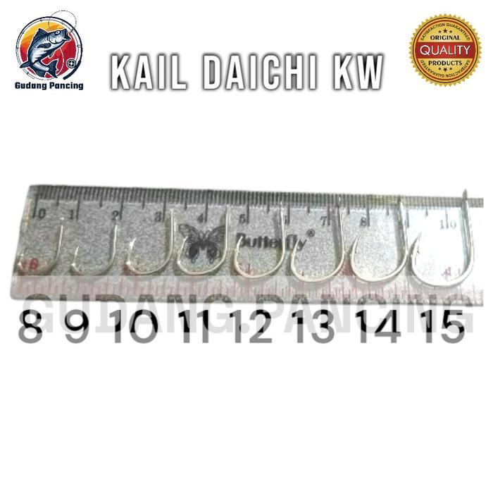 Kail Pancing Daichi Kw Isi 100Pcs Cocok Untuk Membuat Mata Kail Garong Baronang Dan Mata Kail Metal