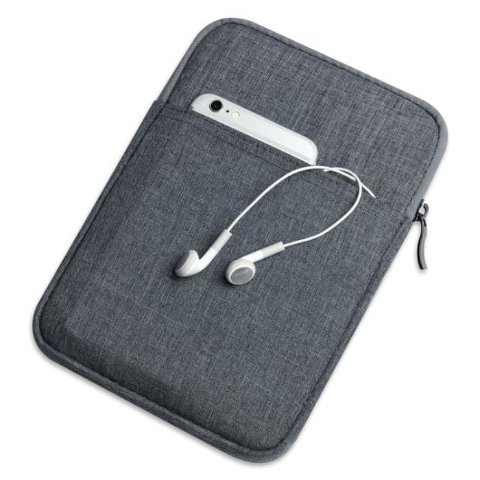 SS12420 - CANVAS SLEEVE BAG POUCH IPAD PRO AIR TABLET 10.5 INCH BLACK