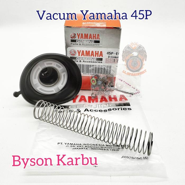Vacum Vakum Yamaha 45P Asli Original Byson Karbu Karet Fakum Facum Karburator Ori YGP Motorcycle
