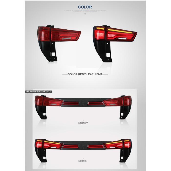 NEWW YZ Stop Lamp Lampu Belakang Innova Reborn 2016-On V2 BMW Style With Welcome Light