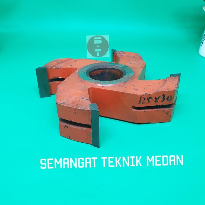 30mm MATA PISAU PROFIL SKONING SPONING SPINDLE KAYU 125mm x 30mm 3cm