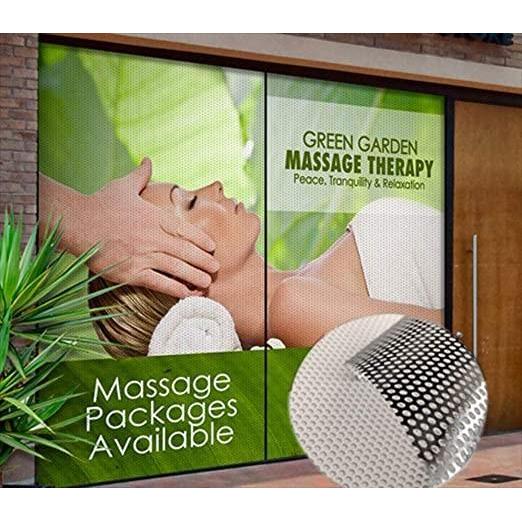 stiker kaca one way vision printing Custom