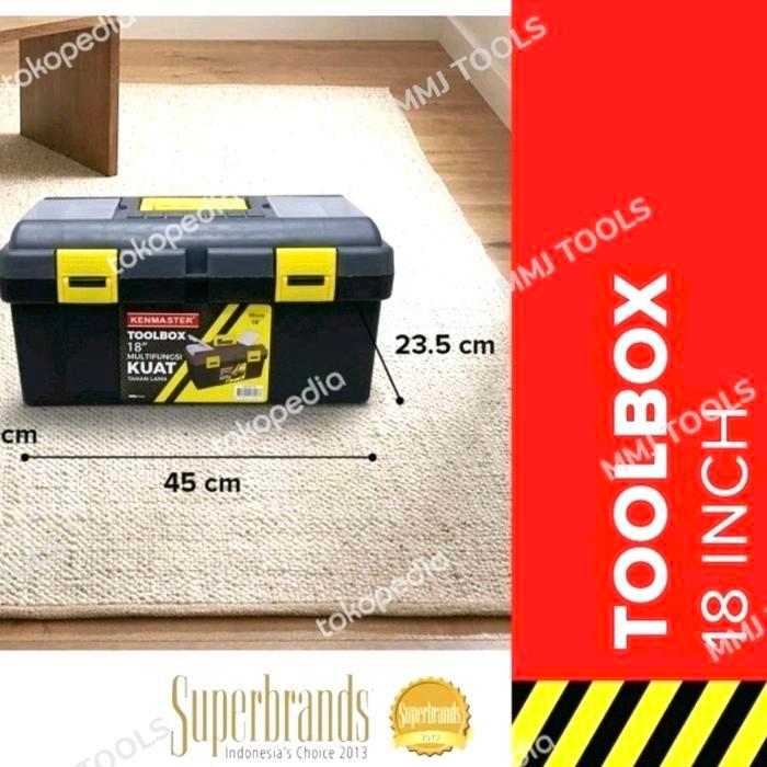 Tool Box Kenmaster 18" - Kenmaster Tool Box Jumbo 18" - Toolbox Kenmaster 18" Pasti Promo