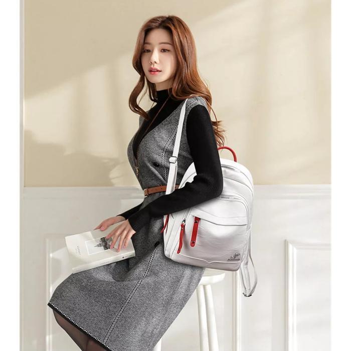 tas ransel wanita Kulit PU kekinian - Tas ransel Bacpack Fashion Wanita Backpack Sekolah