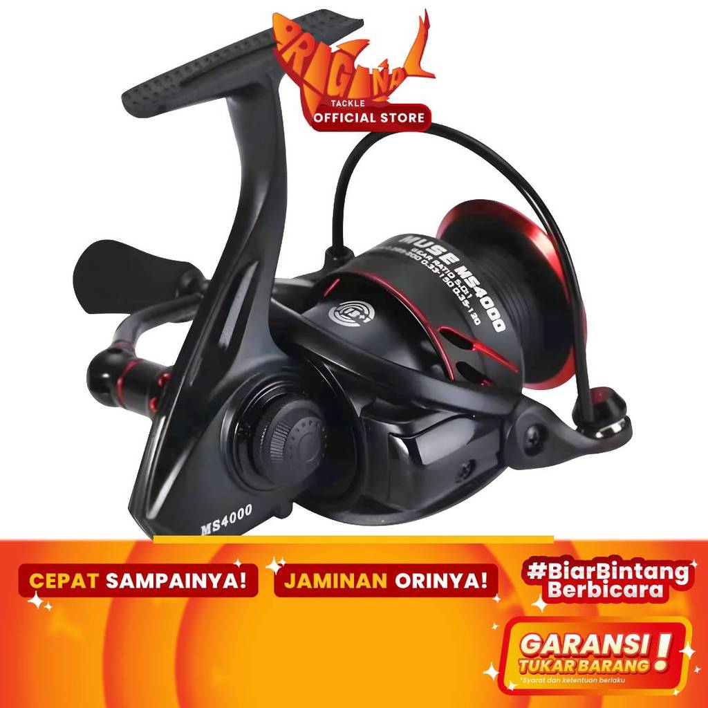 Reel Pancing Spinning Lizard Muse Power Handle Stainless Steel 1000 2000 3000 4000 5000 6000