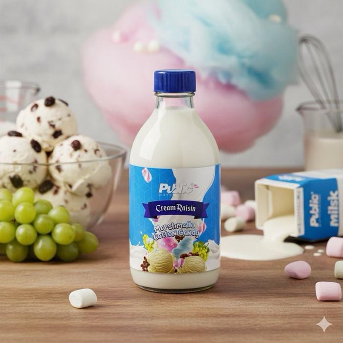 [Public] Cream Raisin Marshmallow Cotton Candy Rasa Permen Manis Dibalut Marshmallow Nikmat