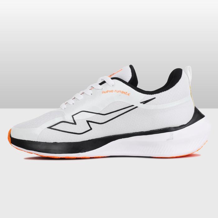 Nuevo - Sepatu Lari Pria Wanita Runastic Putih Hitam Sneakers Olahraga Running Outdoor