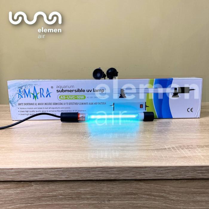 LAMPU UV AMARA UV SUBMERSIBLE LAMP AS - UVC ULTRAVIOLET ULTRA VIOLET LAMP 10 WATT 15 WATT 21 WATT 28