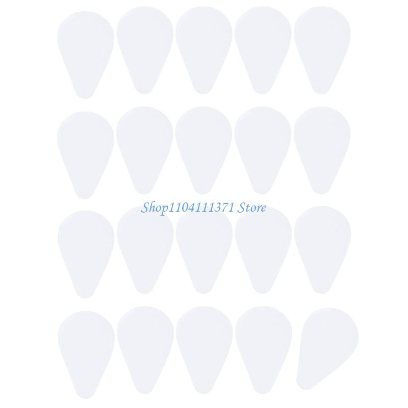 P9FC 20Pcs Flute Fingers Pad Flute Antislip Sticker Woodwind Instrument Accessories