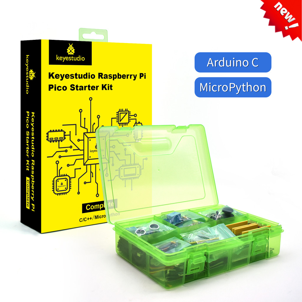 Keyestudio Raspberry Pi Pico Complete Starter Kit With 33 Projects Starter Kit For Raspberry Pi Pico