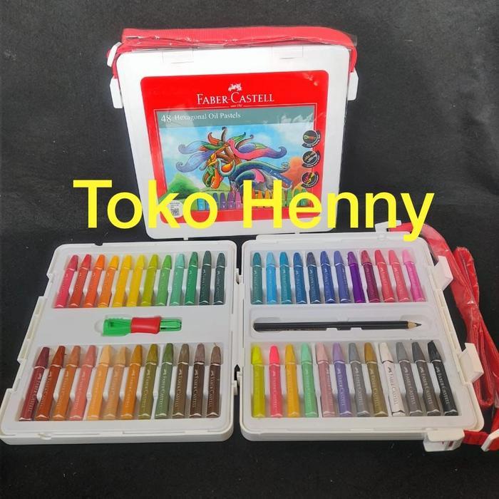 Crayon Oil Pastels Faber Castell isi 48 warna