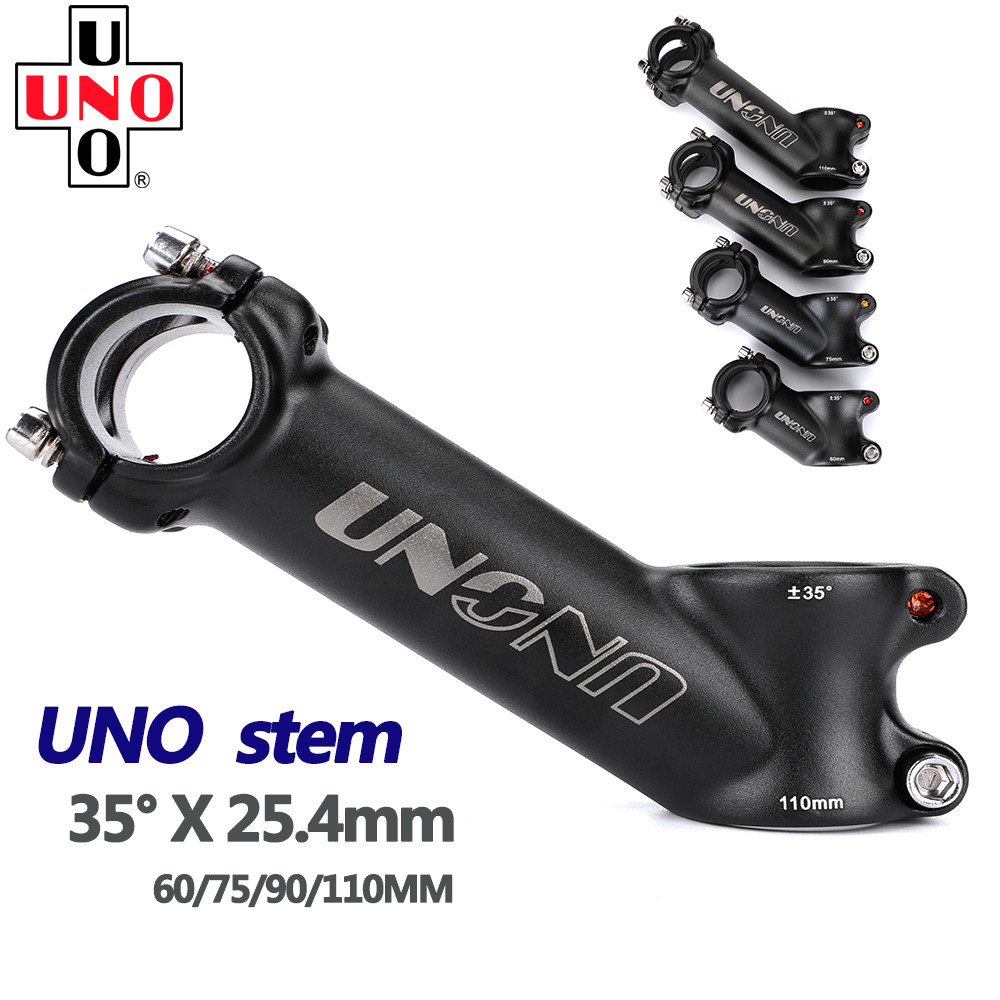 UNO 25.4mm Stem Mtb Bicycle Handlebar Stem 7 17 35 Degree Ultralight MTB Power Bike Table Mountain