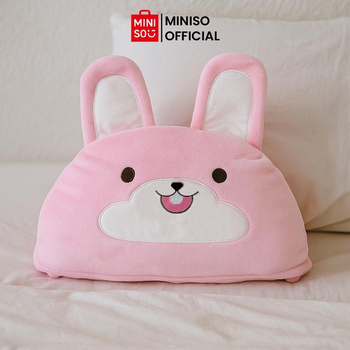 MINISO Cute Animal Series Hooded Blanket Selimut Karakter Hewan