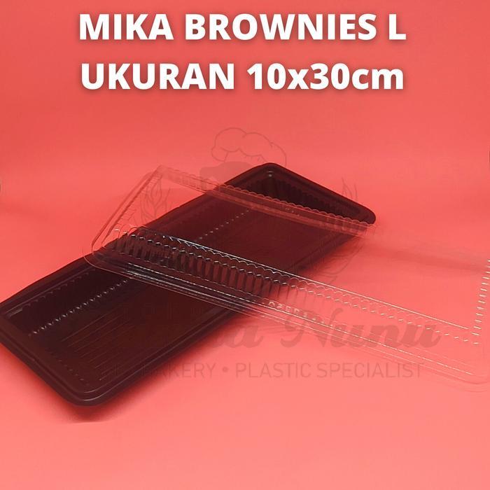Thebest- Mika Brownies/ Box Mika Brownies / Size L 10x30 Free Tutup