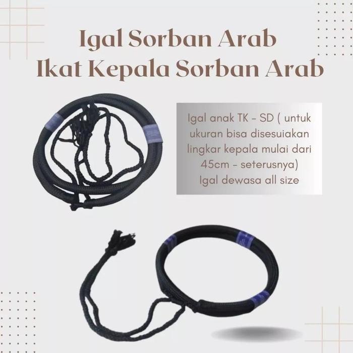 Igal Ikat Sorban Arab / Igal Ikat Kepala / Igal Sorban Arab