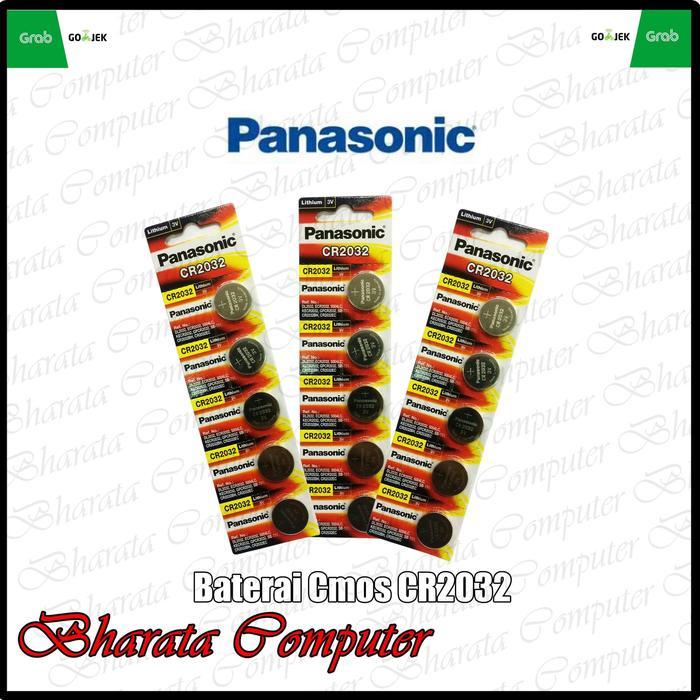 TERLARIS Baterai Cmos Panasonic CR-2032 CR 2032 CR2032 per Papan / Strip SALE