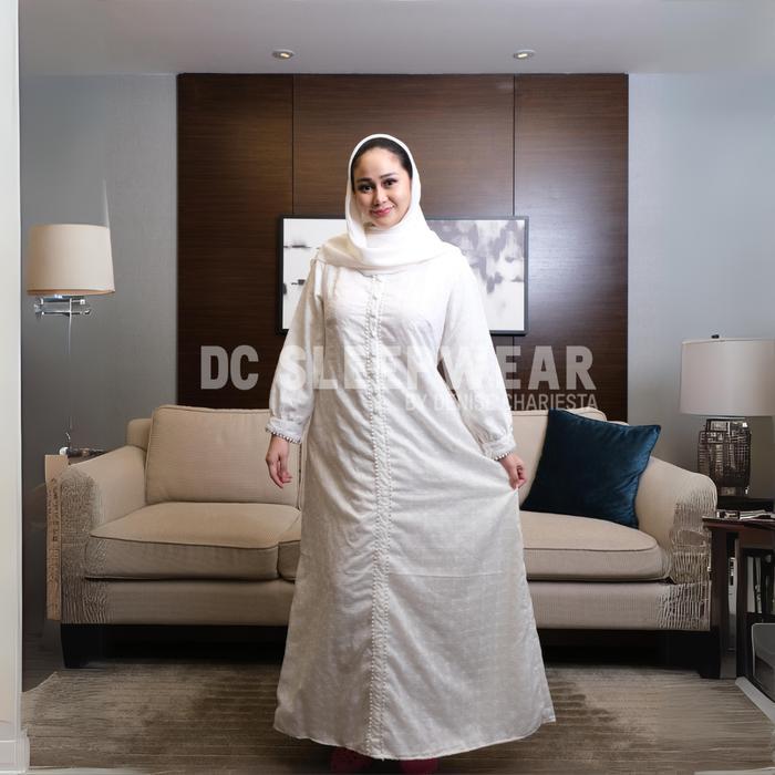 Denise Chariesta - Empire Gamis Bordir Holang Kaya