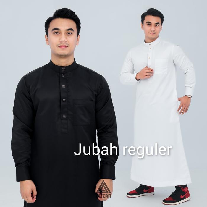jubah pria muslim jubah gamis pria lengan panjang busana muslim baju jubah muslim Katun Toyobo