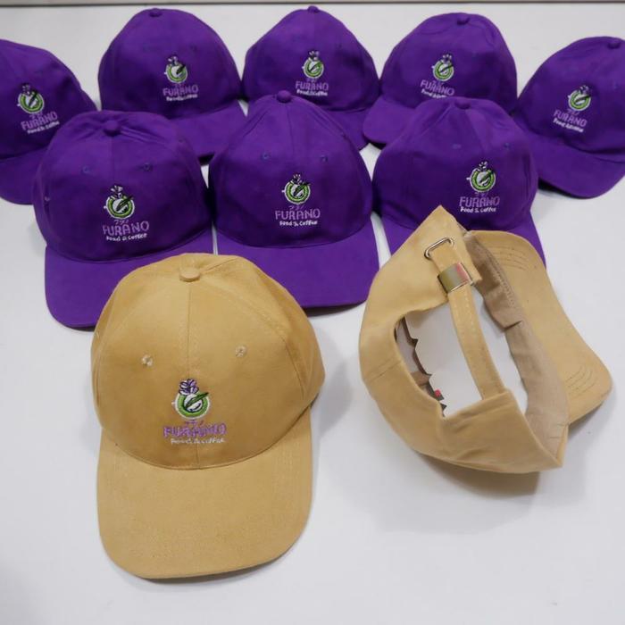 Topi Baseball Pria Topi Baseball & Bordir Logo