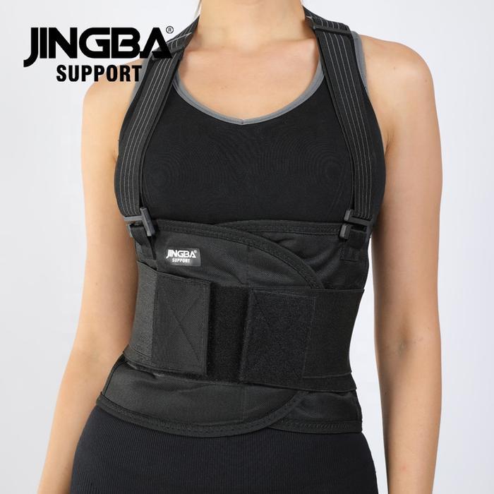Sabuk Pria Jingba Korset Perut Tali Tulang Penyangga Punggung Waist Belt Lumbar Back Brace Support