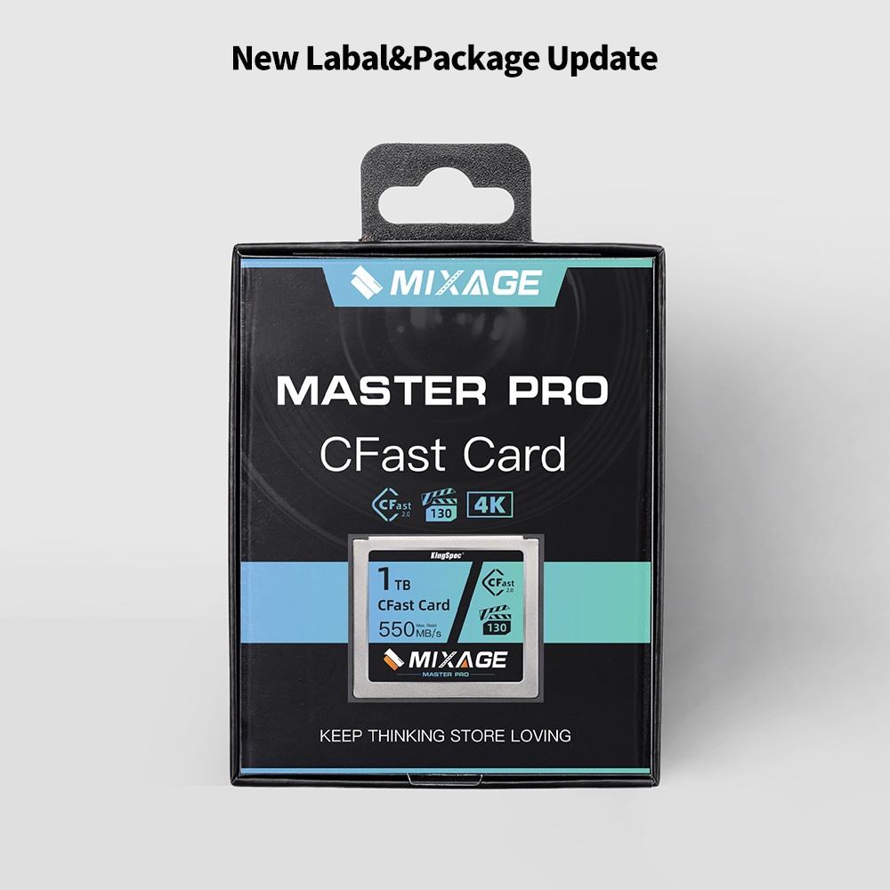 KingSpec Cfast2.0 Memory Card 256GB 512GB 1TB CFast SSD SATA Industrial IPC Memory Cards SATA II