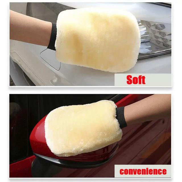 Kain Lap Mobil Sarung Tangan Wool Microfiber Multifungsi Terbaik