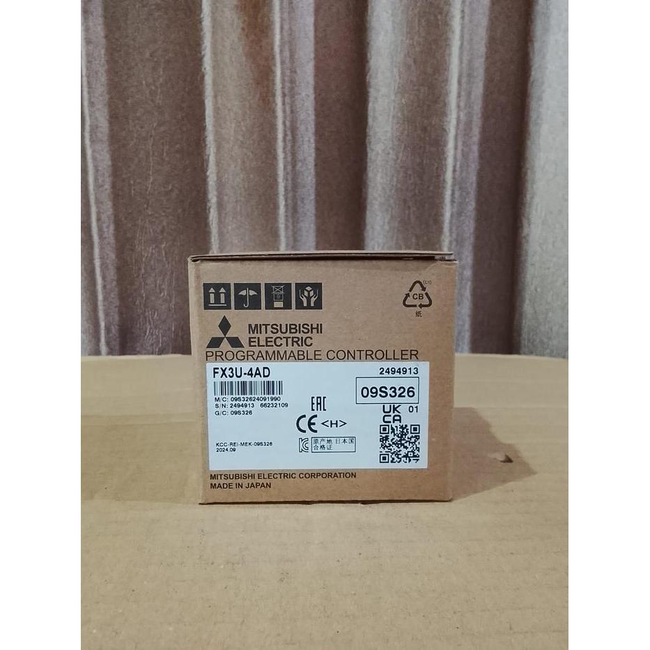 FX3U-4AD PLC MITSUBISHI FX3U4AD FX3U 4AD ANALOG INPUT MODUL ORIGINAL ORIGINAL QUALITY