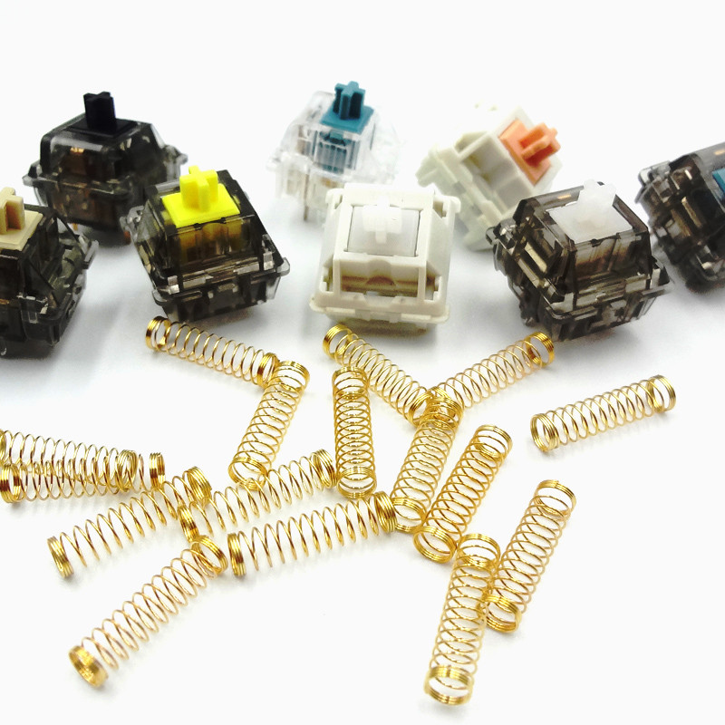 DUROCK Switches Springs 55g 62g 65g 78g 63.5g Gold-plated Springs 2 stage 3-Stage Long Springs for