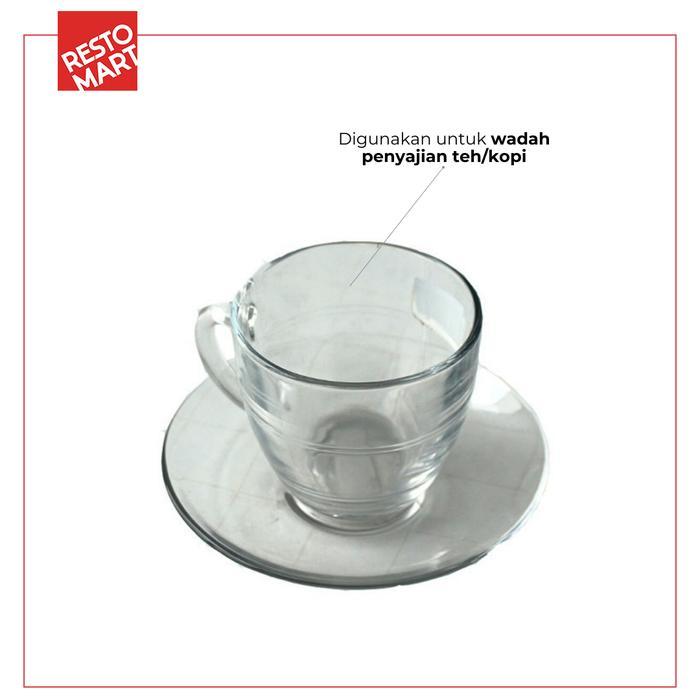 PRODUK TERBATAS Cangkir Teh 22cl DURALEX Kaca (2063094)