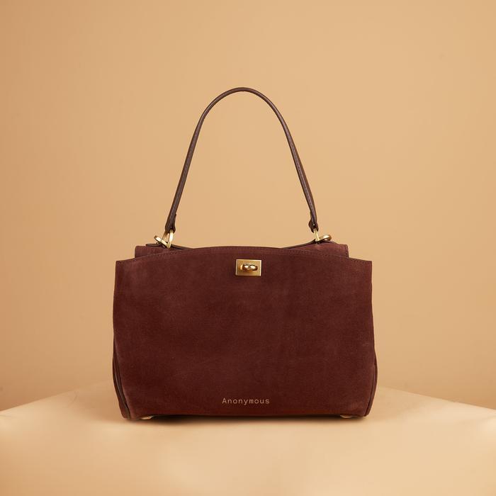 Tas Minimalis Wanita Anonymous - Zorro Swift Leather Shoulder Bag Large - Small - Mini Tas Bahu