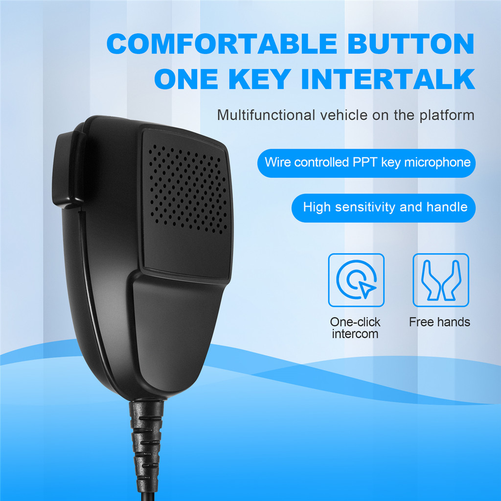 A003 For Walkie Talkie GM300 GM950 Speaker Mic Radio Hand Microphone