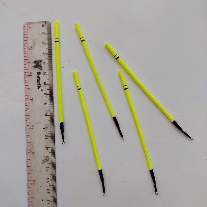 ( Isi 5 Pcs ) Pelampung Kumbul Merak 12 CM Ramping Pas Cocok Untuk Galatama Lele