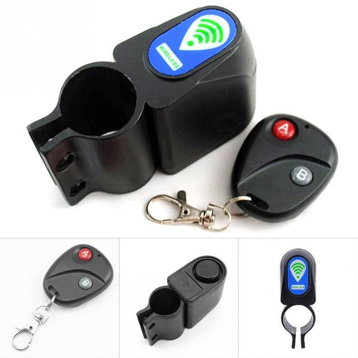 Alarm Sepeda dengan Remote Control alarm pengaman sepeda alarm kunci gembok sepeda