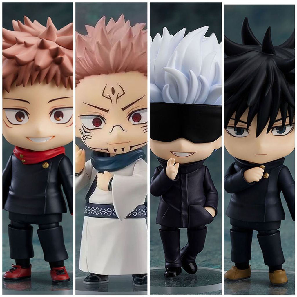 Nendoroid Jujutsu Kaisen Q Version Figure Gojo Satoru Fushiguro Megumi Collectible Desktop