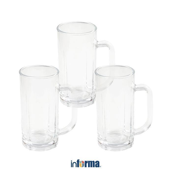 Informa Appetite 300 ml Set 3 Pcs Gohan Gelas Cangkir Minuman Peralatan Minum Perlengkapan Cangkir