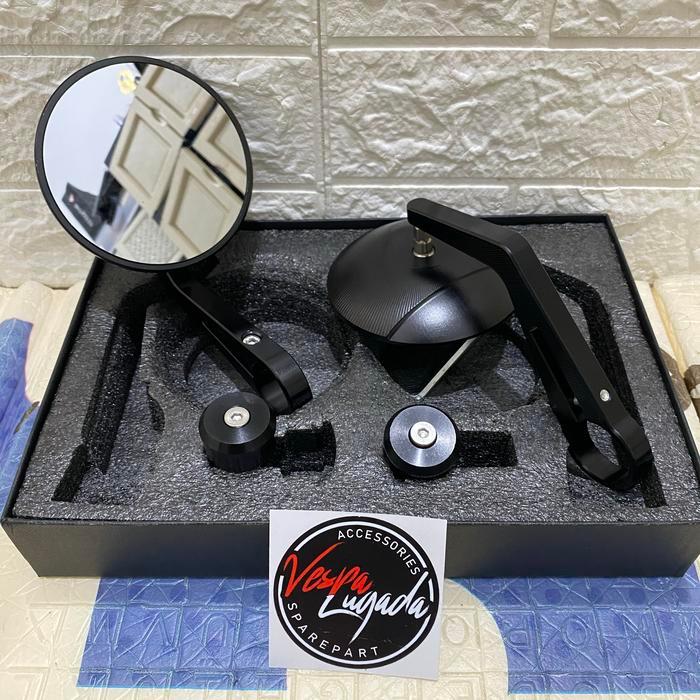 Spion Vespa Sprint Primavera Gts Lx S Model Zelioni - Bulat Hitam
