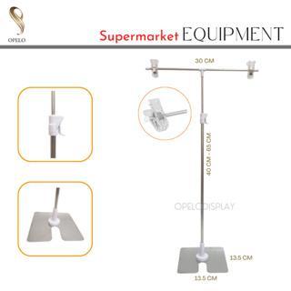 Display Banner Stand 70 Cm Poster T Stand Meja Jepit