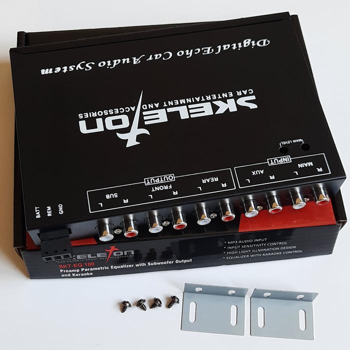 "New" Preamp Parametric Equalizer Mobil Dengan Subwoofer Output