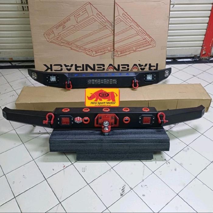 paket tanduk bumper depan + towing belakang fortuner
