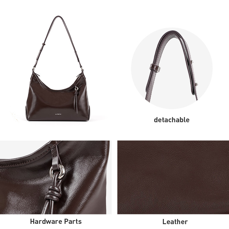 LA FESTIN Original Women Bag Leather Bag Handbag Suede Bag Fashion Shoulder Crossbody Bag Large