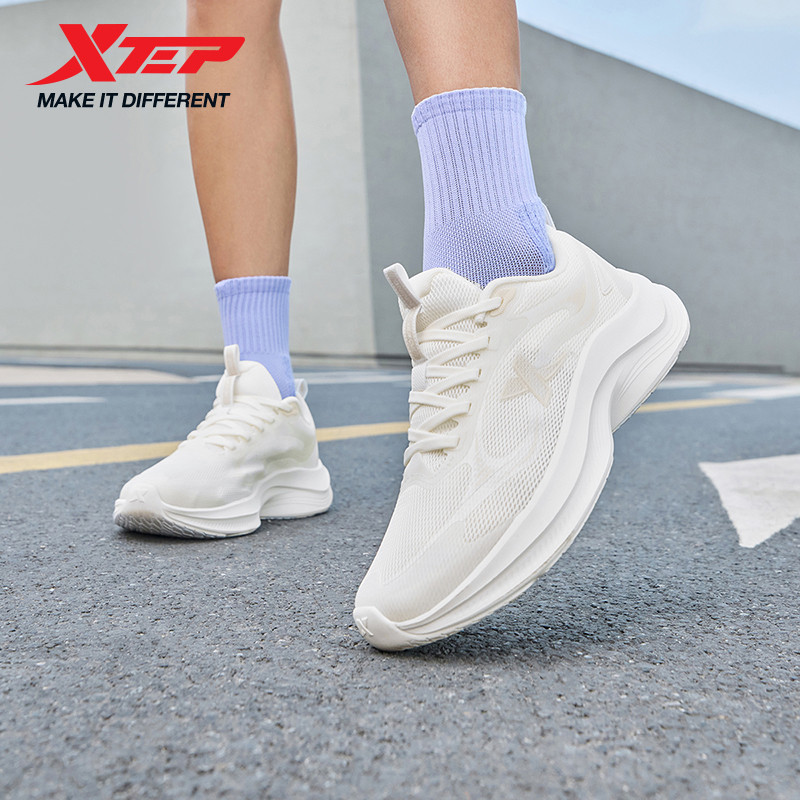 Xtep Running Shoes For Women Summer New Breathable Mesh Running Shoes Outdoor Ultra-Light