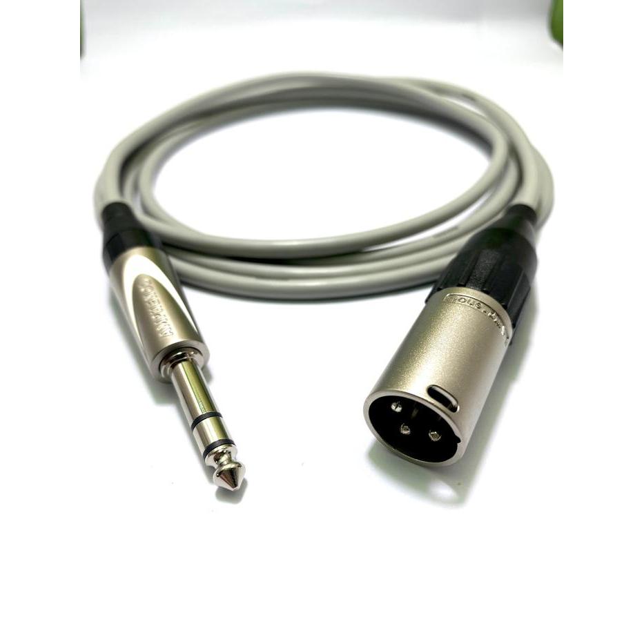 Amphenol Kabel Trs To Xlr Male 2 Meter Mogami 2806 Original Jepang Dengan Konektor Ts3P & Ac3F