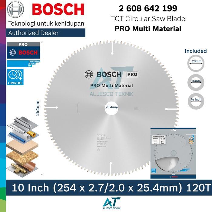 BOSCH MATA GERGAJI MULTI 10 INCH 120T CIRCULAR SAW BLADE