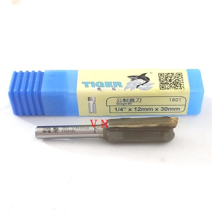 Mata Router/Profil lurus 12 mm/Straight Bit Tiger