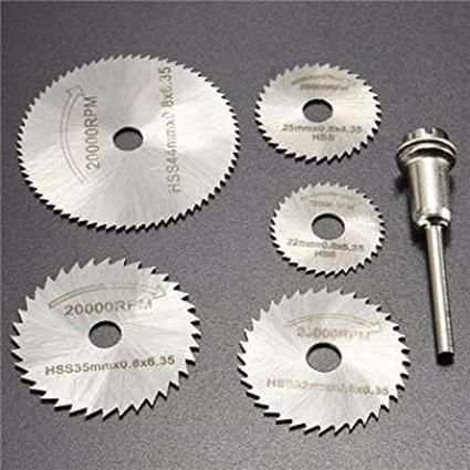 mata gergaji potong mini grinder Mata gergaji set 6pcs Pvc