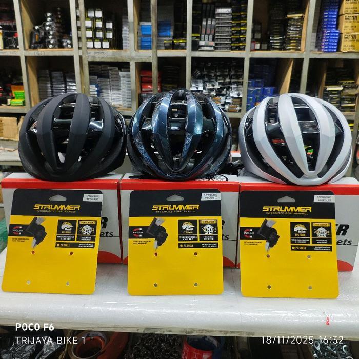 Helmet Strummer RH-8 AERO WAVE Size L 58-61 cm MAGLINK - Helm Sepeda Strummer RH8 Ukuran L 58-61cm