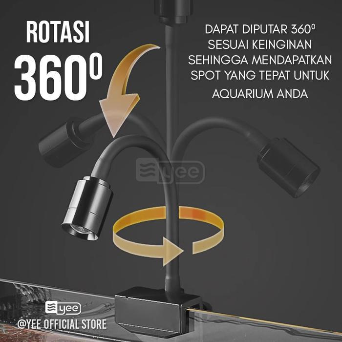 SPOT LIGHT MINI AQUARIUM / LAMPU AQUARIUM / LED AQUARIUM / LAMPU LED SOROT / LAMPU SPOTLIGHT