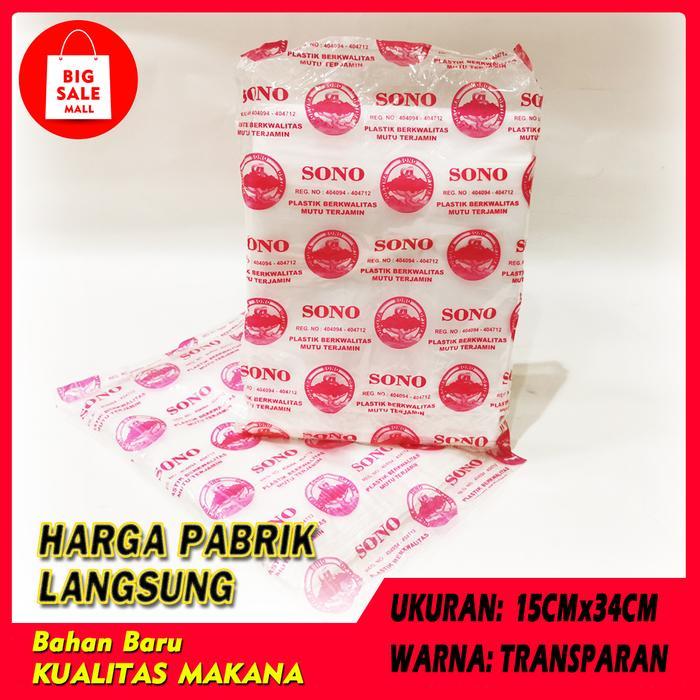 kantong plastik 15x34cm Plasti kresek bening