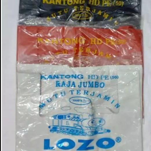 Kantong Plastik Jumbo Tebal Hitam uk 50 Kantong Kresek